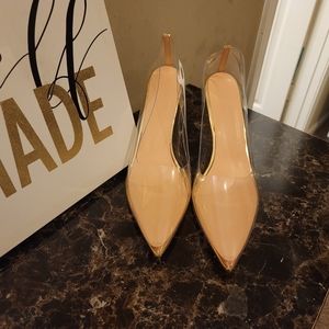 Only Shoe Maker Clear Heels size 13